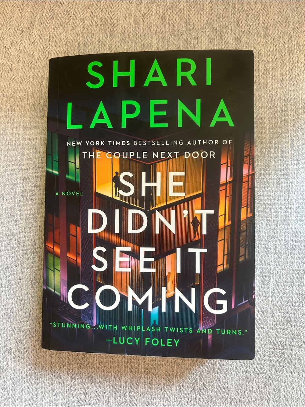 She Didn’t See It Coming - by Shari Lapena